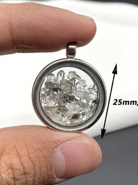 Natural Pakisten Herkimer Crystal Pendant